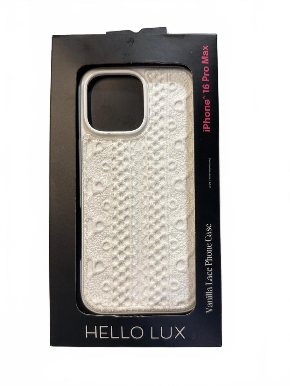 Vanilla Lace Phone Case iPhone 16 Pro Max by Hello Lux Drop Protection NEW